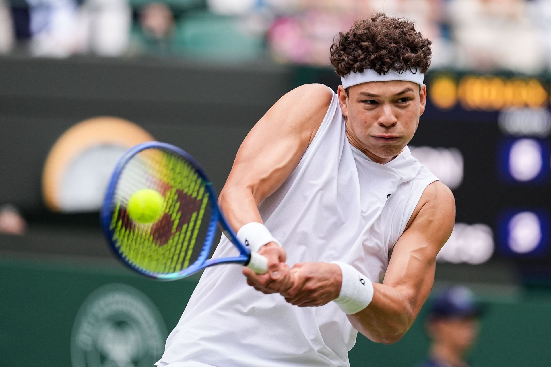 Ben Shelton at the 2025 Wimbledon Championships (Source: Getty)